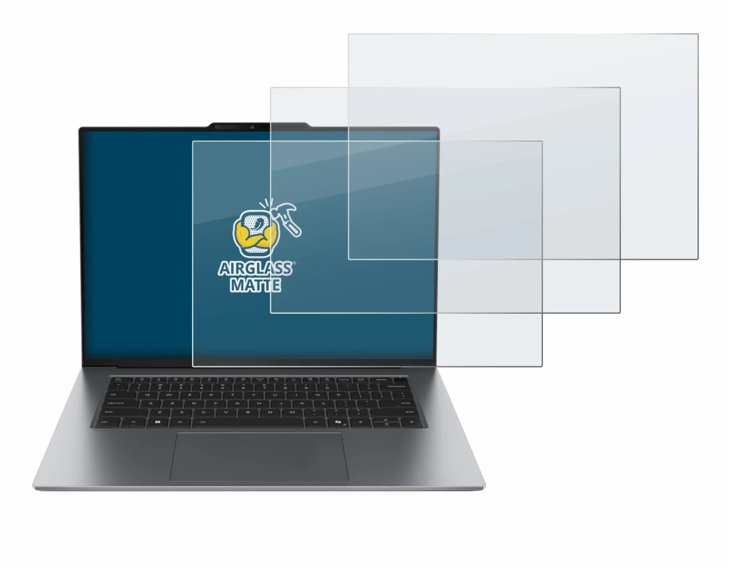Immagine del dispositivo Lenovo ThinkPad X9 14 G1 con un'ampia varietà di protezioni per lo schermo.