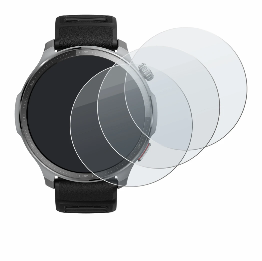 Immagine del dispositivo Huami Amazfit Balance 2 XT con un'ampia varietà di protezioni per lo schermo.