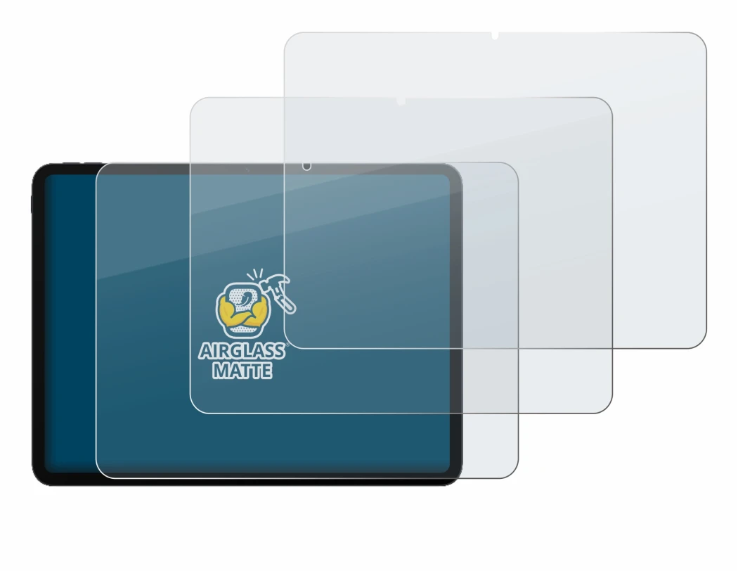 Immagine del dispositivo OnePlus Pad Go 2 con un'ampia varietà di protezioni per lo schermo.