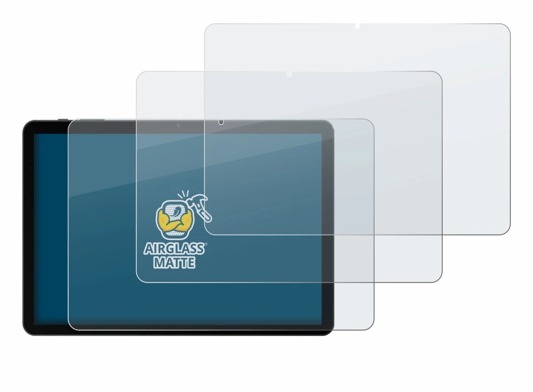 Immagine del dispositivo Doogee Tab G5 con un'ampia varietà di protezioni per lo schermo.