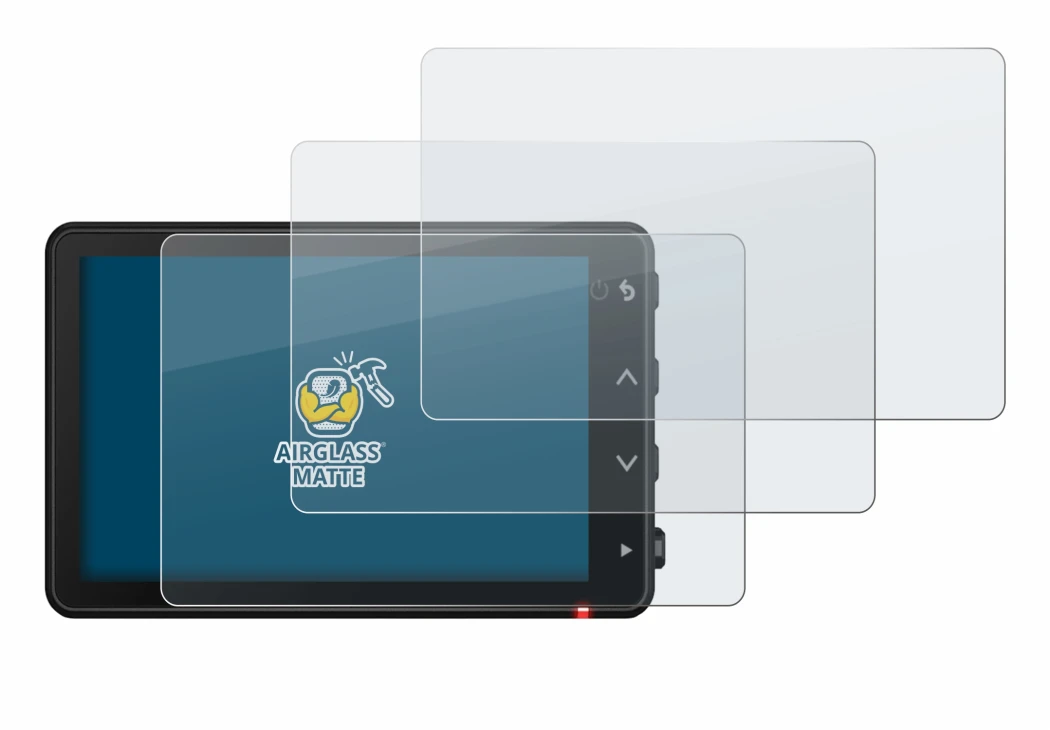 Immagine del dispositivo Garmin Catalyst 2 con un'ampia varietà di protezioni per lo schermo.