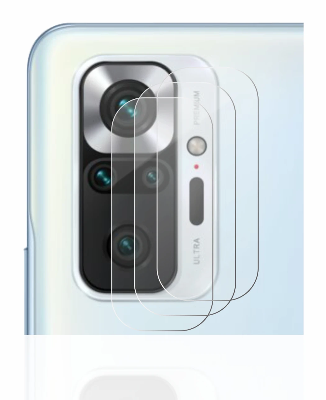 Immagine del dispositivo Xiaomi Redmi Note 10 Pro (SOLO Fotocamera) con un'ampia varietà di protezioni per lo schermo.