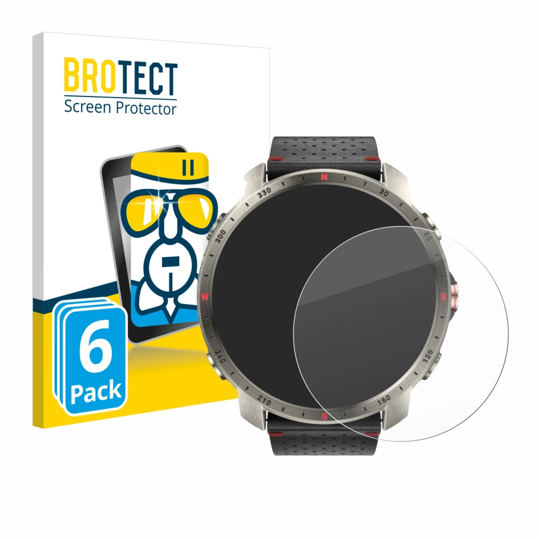 Parte frontale di una confezione del prodotto con il logo del marchio BROTECT. Accanto è raffigurato il dispositivo Polar Grit