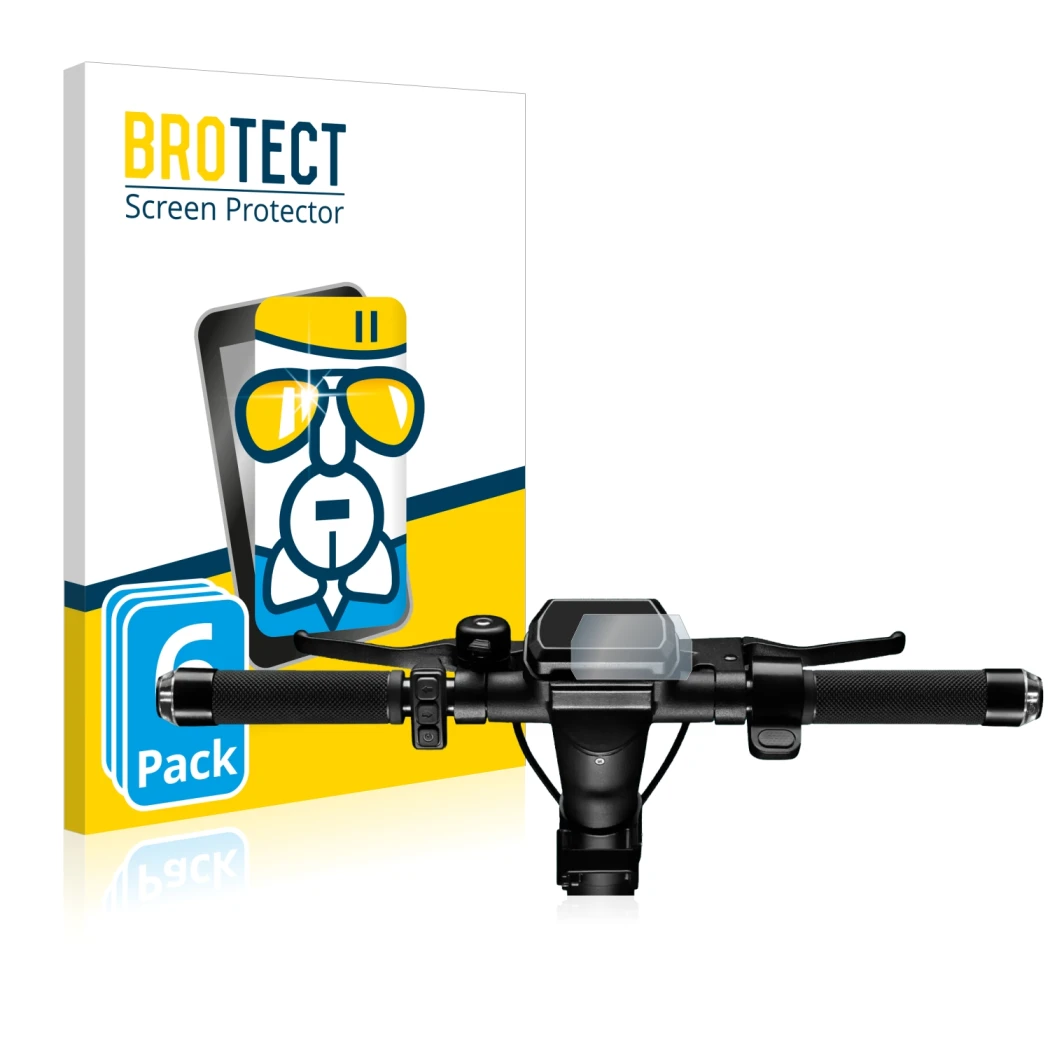 Parte frontale di una confezione del prodotto con il logo del marchio BROTECT. Accanto è raffigurato il dispositivo SoFlow SO4