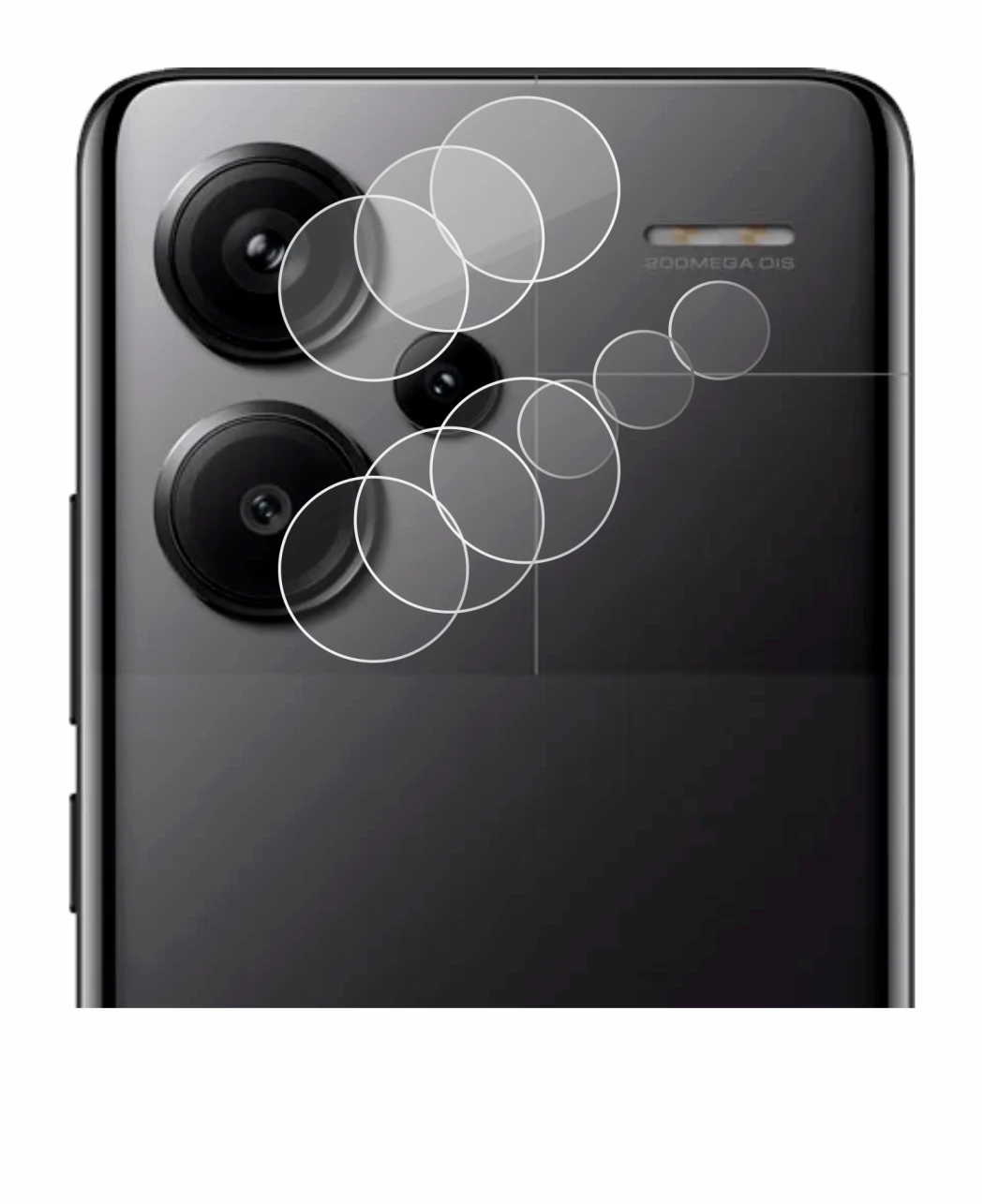 Immagine del dispositivo Xiaomi Redmi Note 13 Pro+ 5G (SOLO Fotocamera) con un'ampia varietà di protezioni per lo schermo.