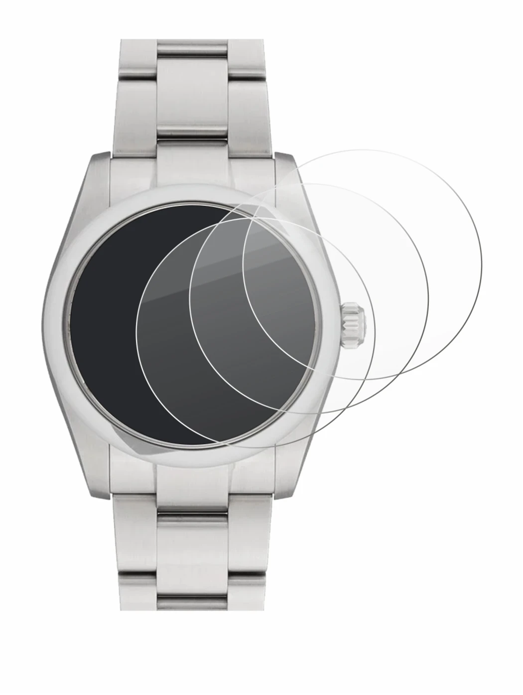 Immagine del dispositivo Rolex Oyster Perpetual 34 con un'ampia varietà di protezioni per lo schermo.