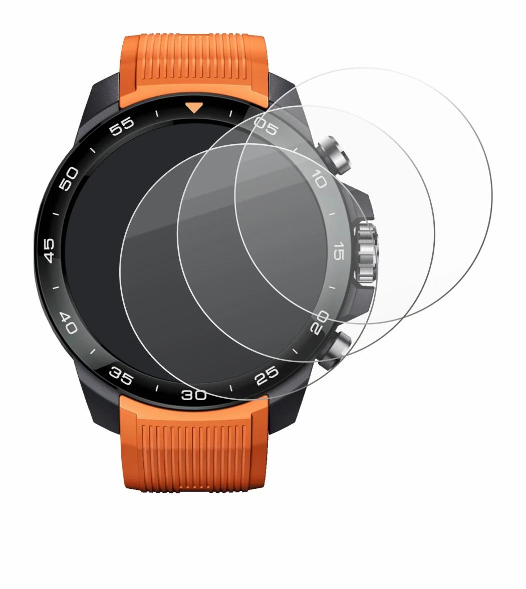 Immagine del dispositivo Xiaomi Mibro GS Explorer S con un'ampia varietà di protezioni per lo schermo.