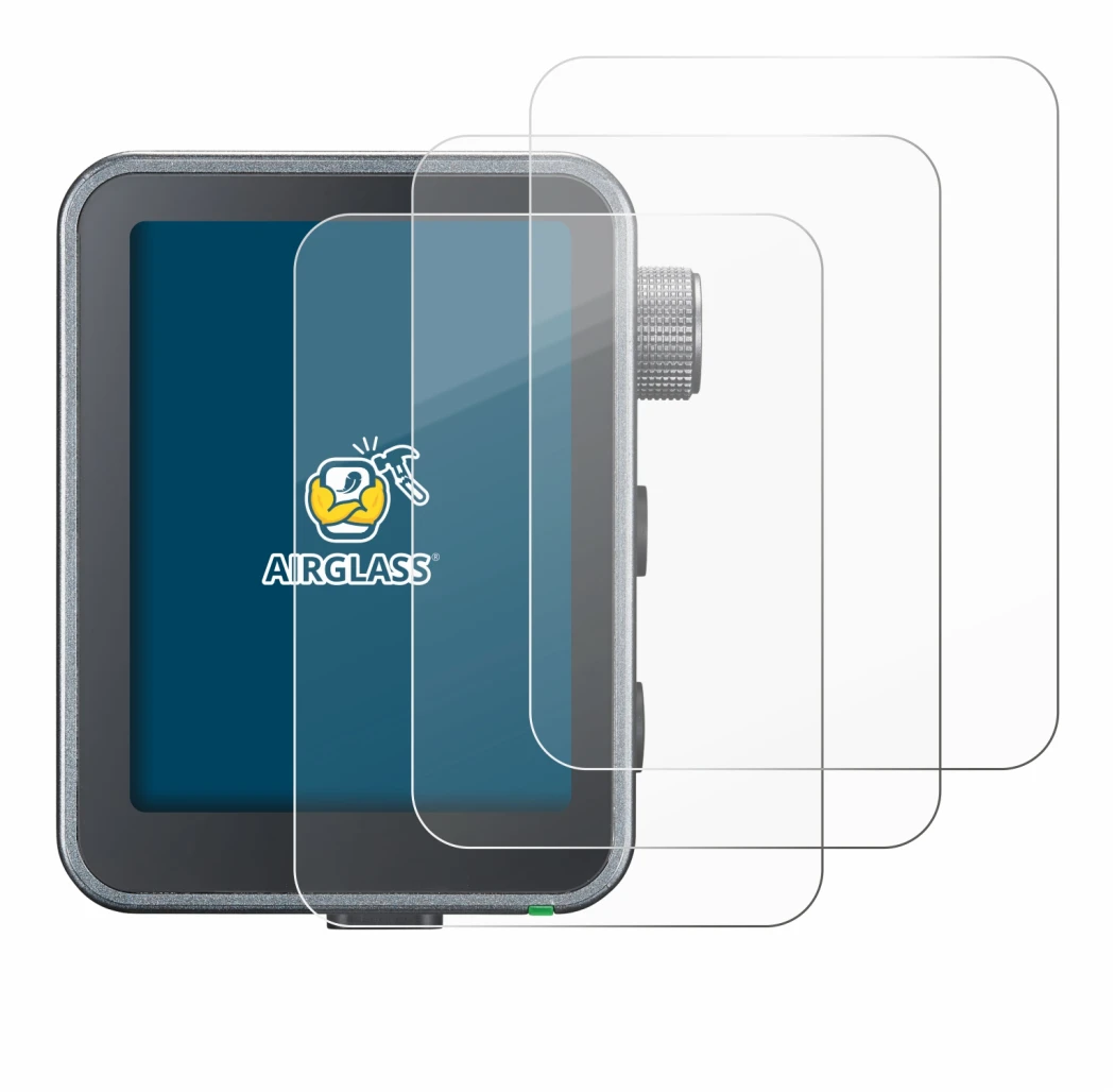 Immagine del dispositivo Godox X3 Pro con un'ampia varietà di protezioni per lo schermo.