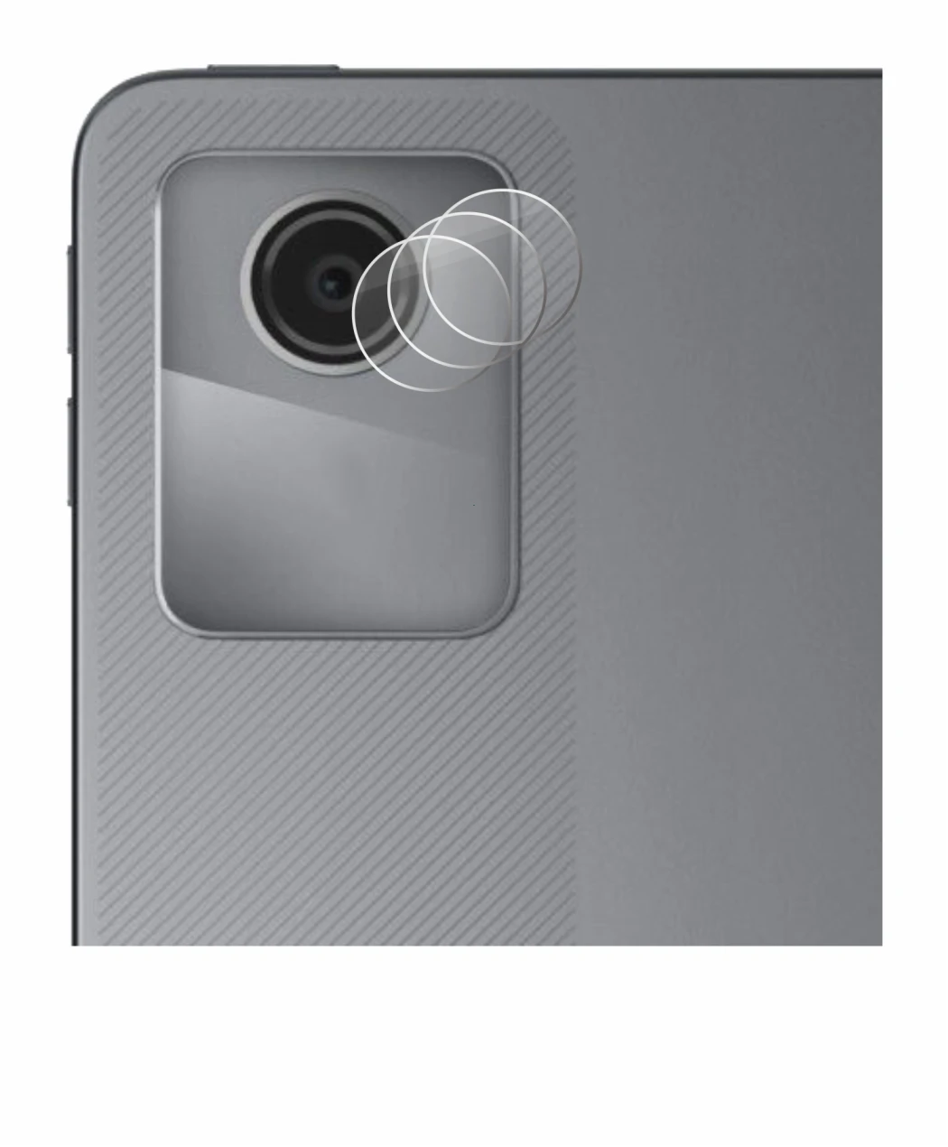 Immagine del dispositivo Lenovo Tab M11 (SOLO Fotocamera) con un'ampia varietà di protezioni per lo schermo.