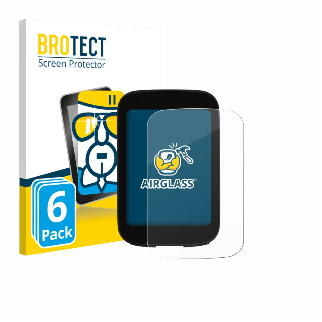 Parte frontale di una confezione del prodotto con il logo del marchio BROTECT. Accanto è raffigurato il dispositivo Bikevee ‎B