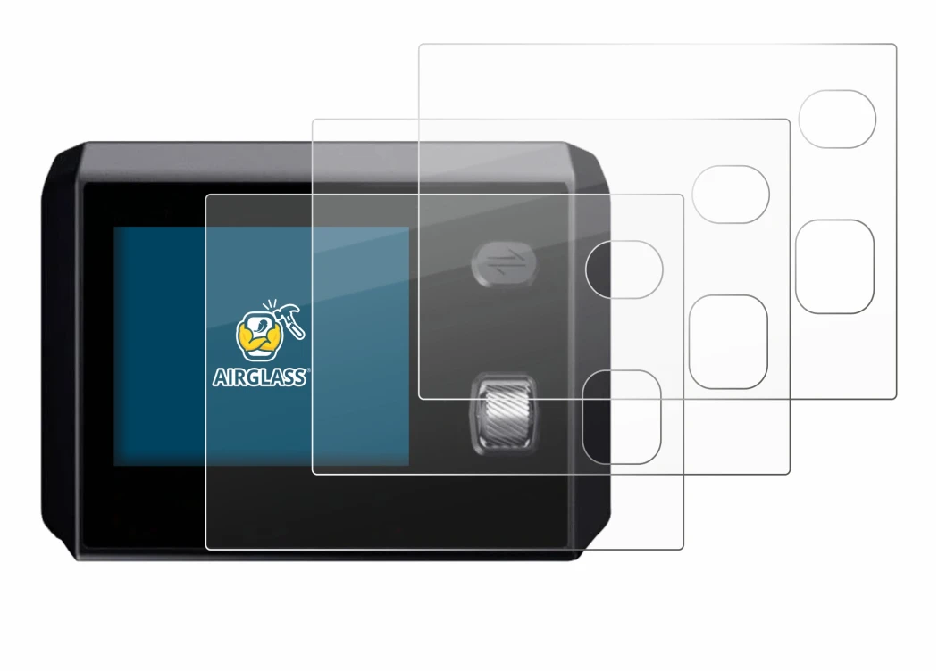 Immagine del dispositivo SkyRC MC5000 con un'ampia varietà di protezioni per lo schermo.