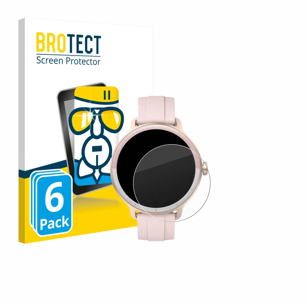 Parte frontale di una confezione del prodotto con il logo del marchio BROTECT. Accanto è raffigurato il dispositivo KIBFLE DR0