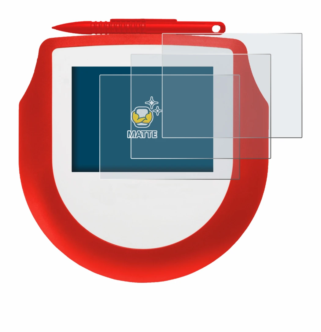 Immagine del dispositivo Signotec Signature Pad Omega con un'ampia varietà di protezioni per lo schermo.