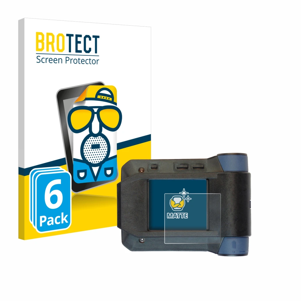 Parte frontale di una confezione del prodotto con il logo del marchio BROTECT. Accanto è raffigurato il dispositivo Swissphone