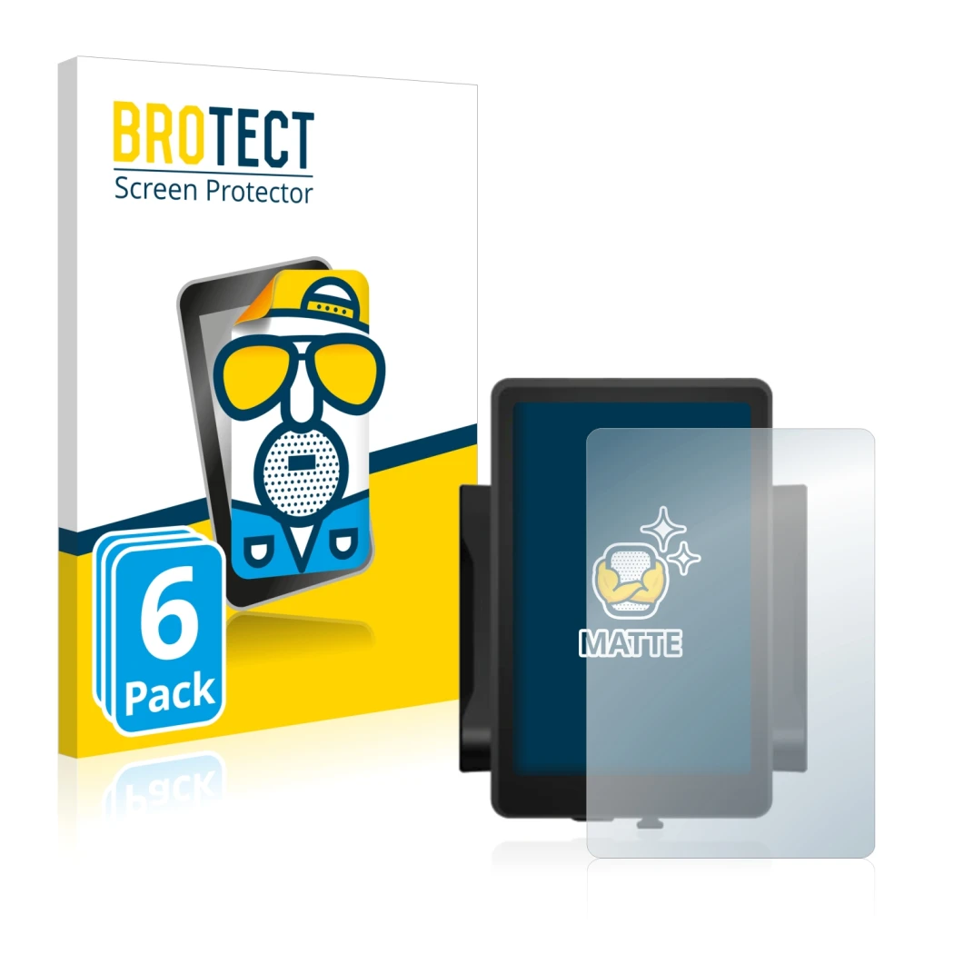 Parte frontale di una confezione del prodotto con il logo del marchio BROTECT. Accanto è raffigurato il dispositivo Bafang 860