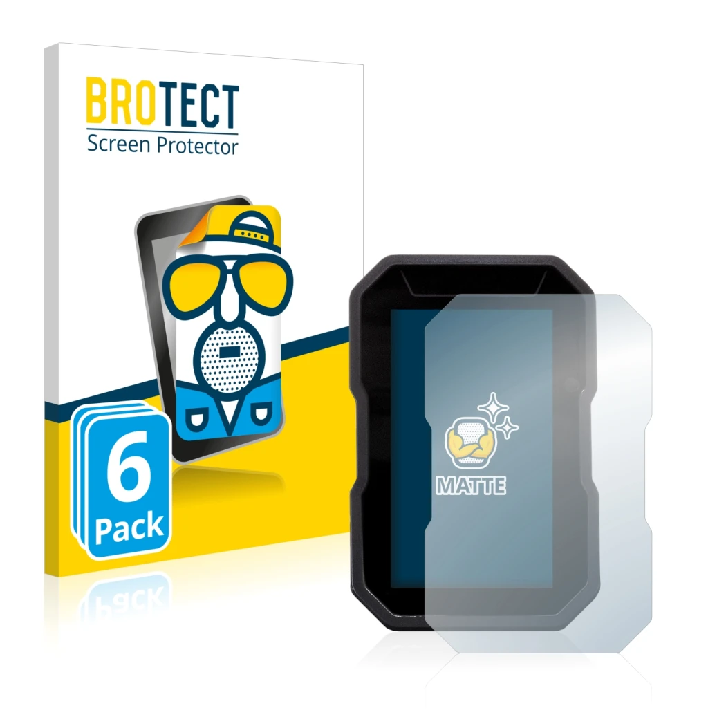 Parte frontale di una confezione del prodotto con il logo del marchio BROTECT. Accanto è raffigurato il dispositivo Ducati Des