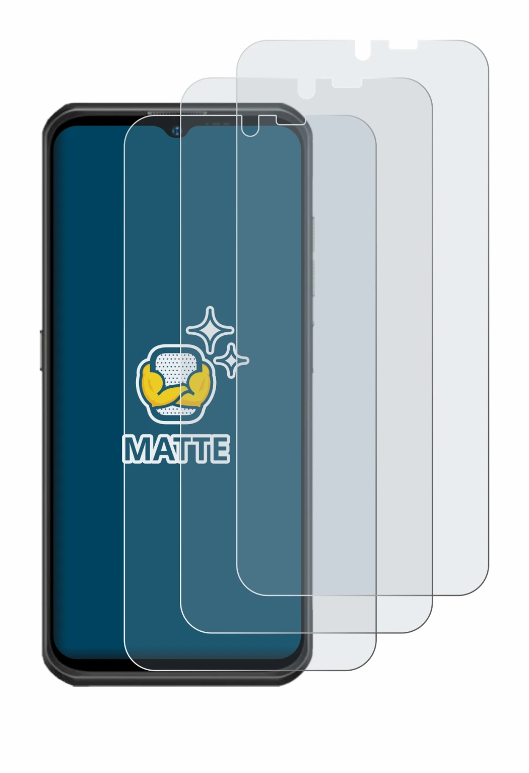 Immagine del dispositivo Ulefone Armor 17 Pro con un'ampia varietà di protezioni per lo schermo.
