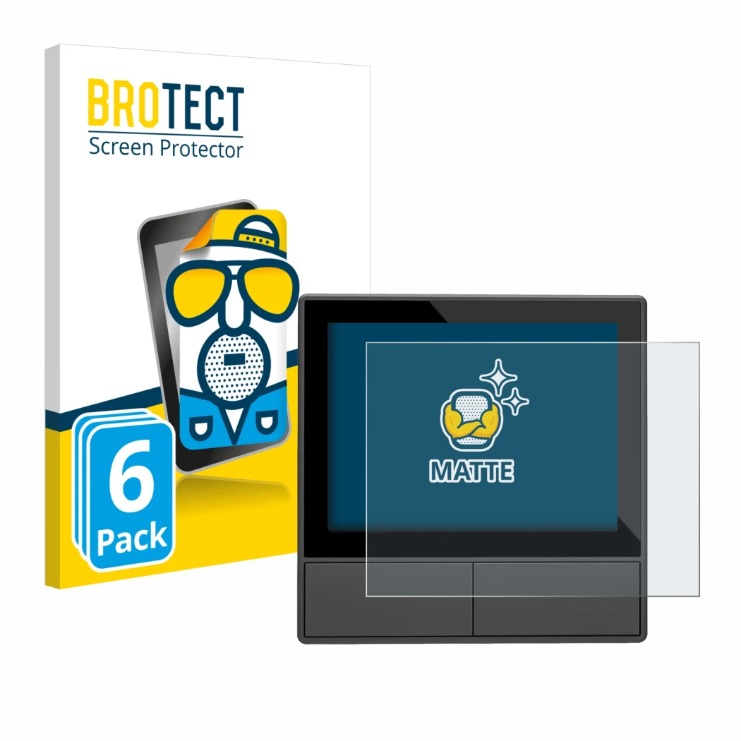 Parte frontale di una confezione del prodotto con il logo del marchio BROTECT. Accanto è raffigurato il dispositivo SONOFF NSP