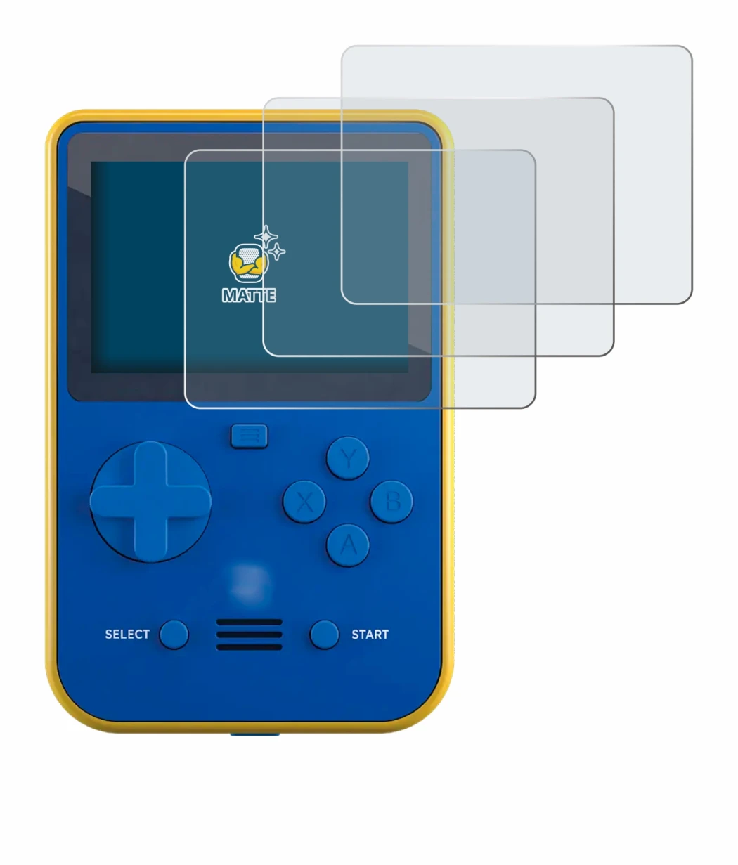Immagine del dispositivo Blaze Super Pocket con un'ampia varietà di protezioni per lo schermo.