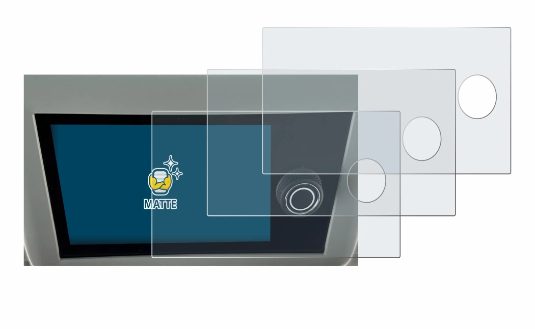 Immagine del dispositivo Volkswagen California 6.1 con un'ampia varietà di protezioni per lo schermo.