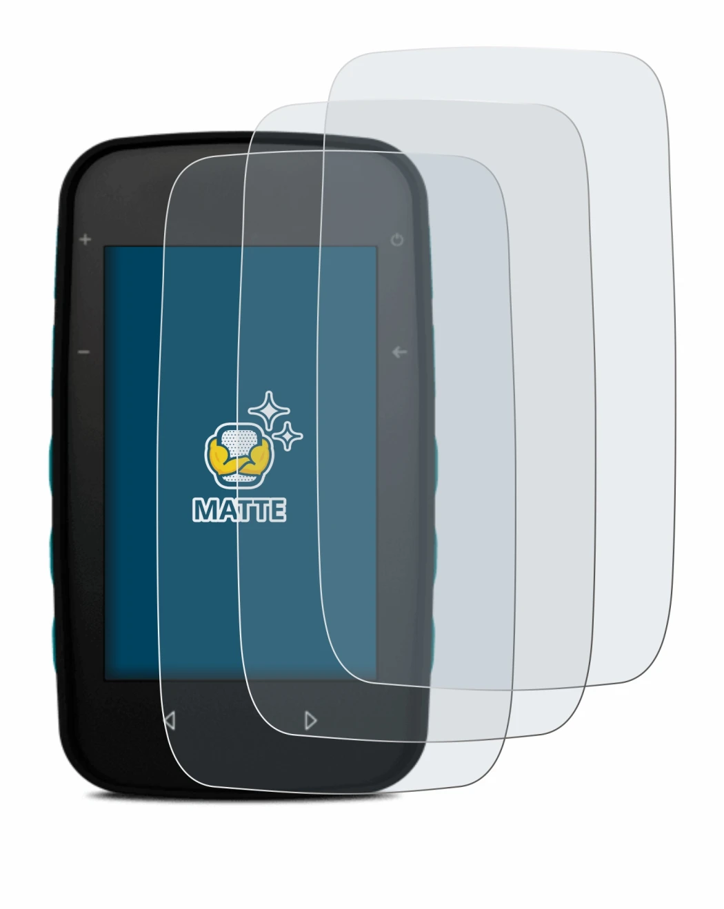 Immagine del dispositivo CompeGPS TwoNav Cross Plus con un'ampia varietà di protezioni per lo schermo.