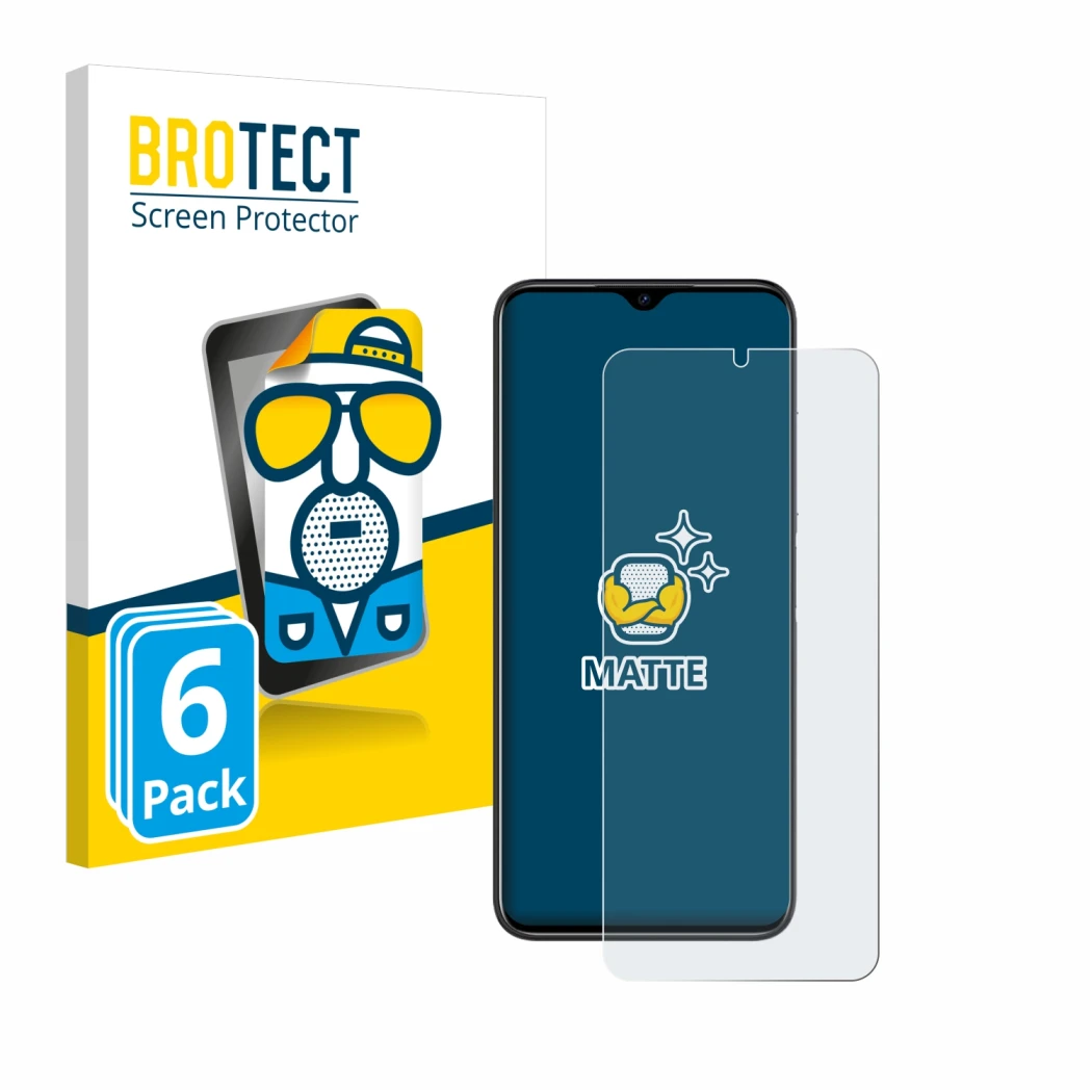 Parte frontale di una confezione del prodotto con il logo del marchio BROTECT. Accanto è raffigurato il dispositivo Doogee N50