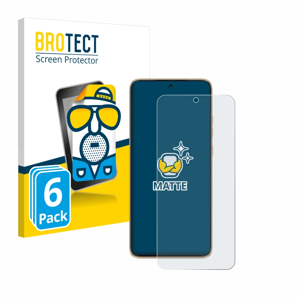 Parte frontale di una confezione del prodotto con il logo del marchio BROTECT. Accanto è raffigurato il dispositivo Motorola E