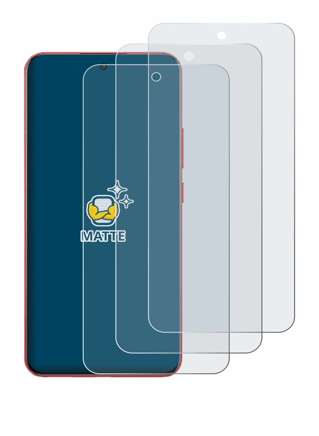 Immagine del dispositivo Oppo A5 Pro con un'ampia varietà di protezioni per lo schermo.