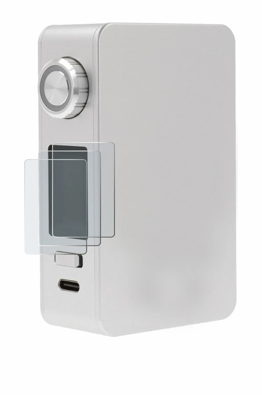 Immagine del dispositivo Lost Vape Centaurus M200 con un'ampia varietà di protezioni per lo schermo.