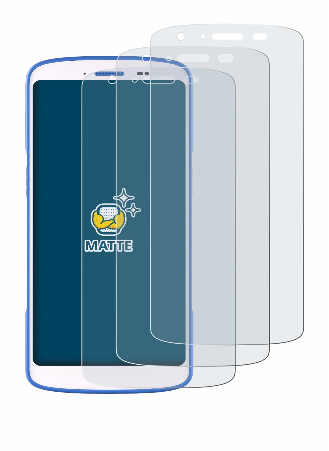 Immagine del dispositivo Zebra HC 25 con un'ampia varietà di protezioni per lo schermo.
