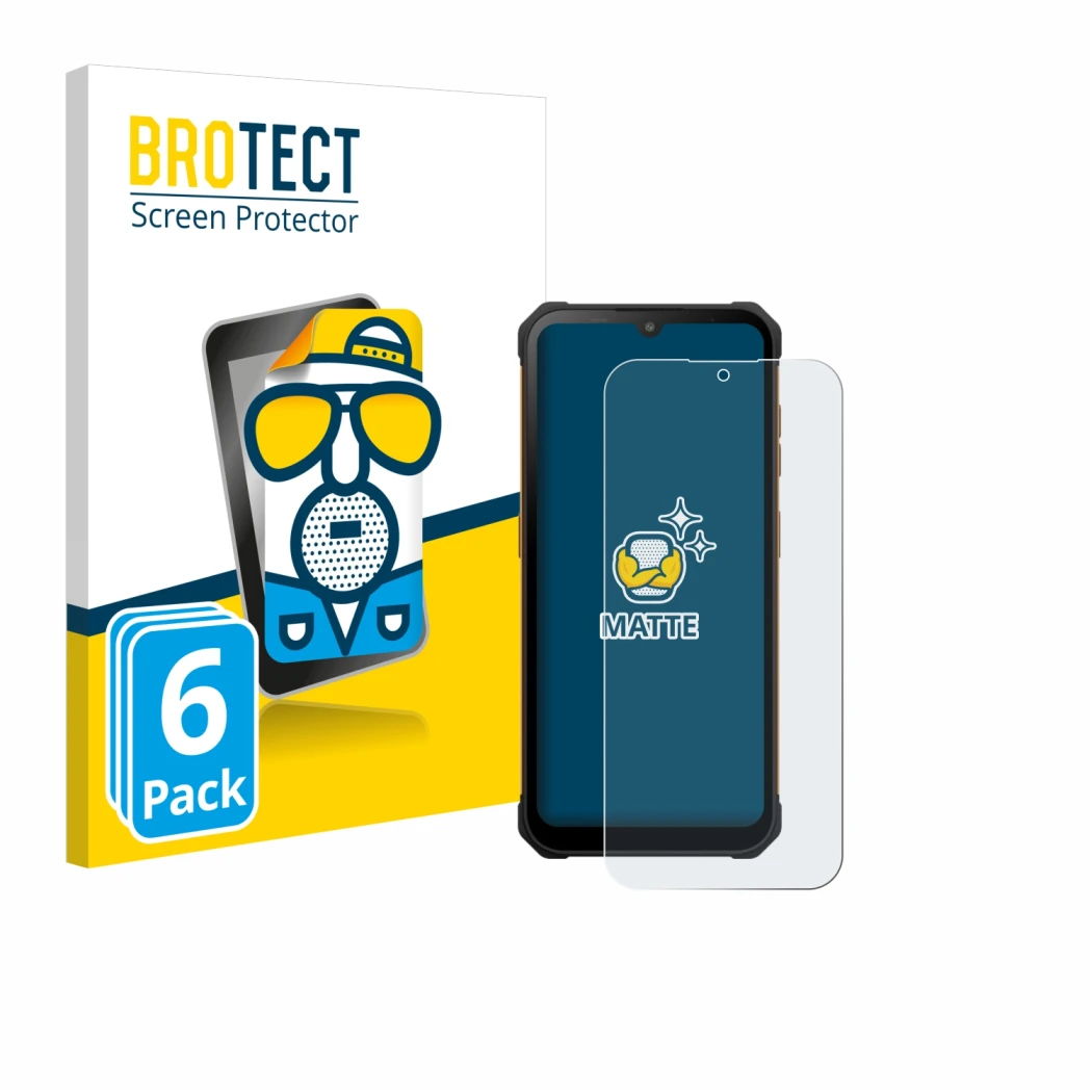 Parte frontale di una confezione del prodotto con il logo del marchio BROTECT. Accanto è raffigurato il dispositivo Hammer Iro