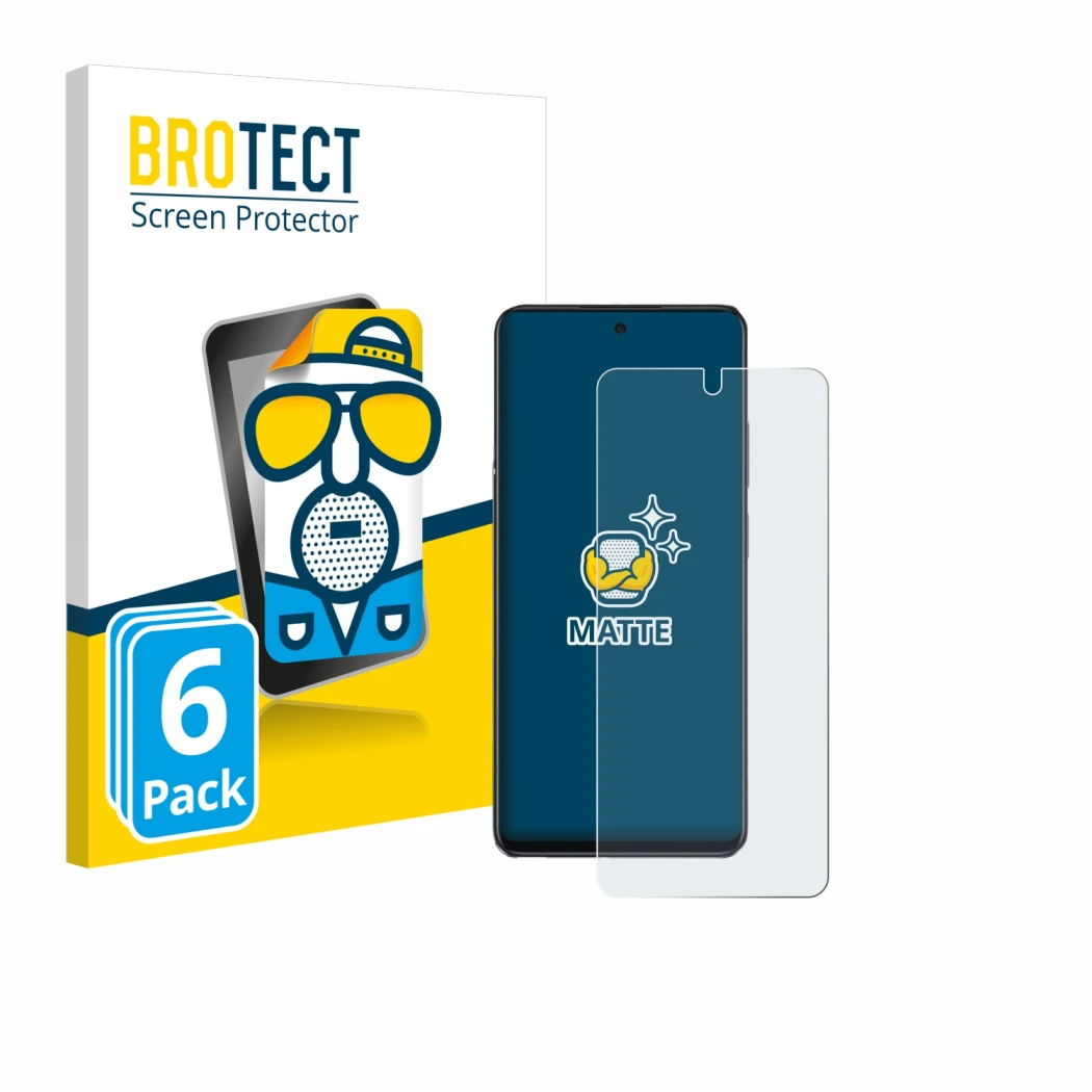 Parte frontale di una confezione del prodotto con il logo del marchio BROTECT. Accanto è raffigurato il dispositivo Oppo A40 c