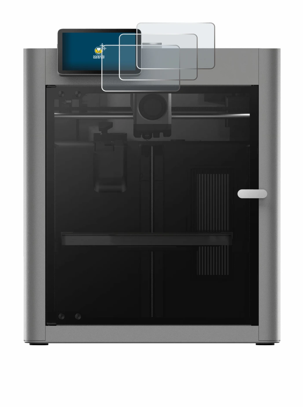 Immagine del dispositivo Bambu Lab P2S 3D Printer con un'ampia varietà di protezioni per lo schermo.