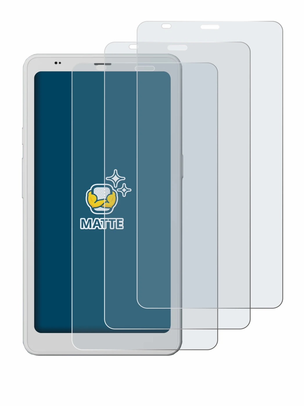 Immagine del dispositivo Boox Palma 2 Pro con un'ampia varietà di protezioni per lo schermo.