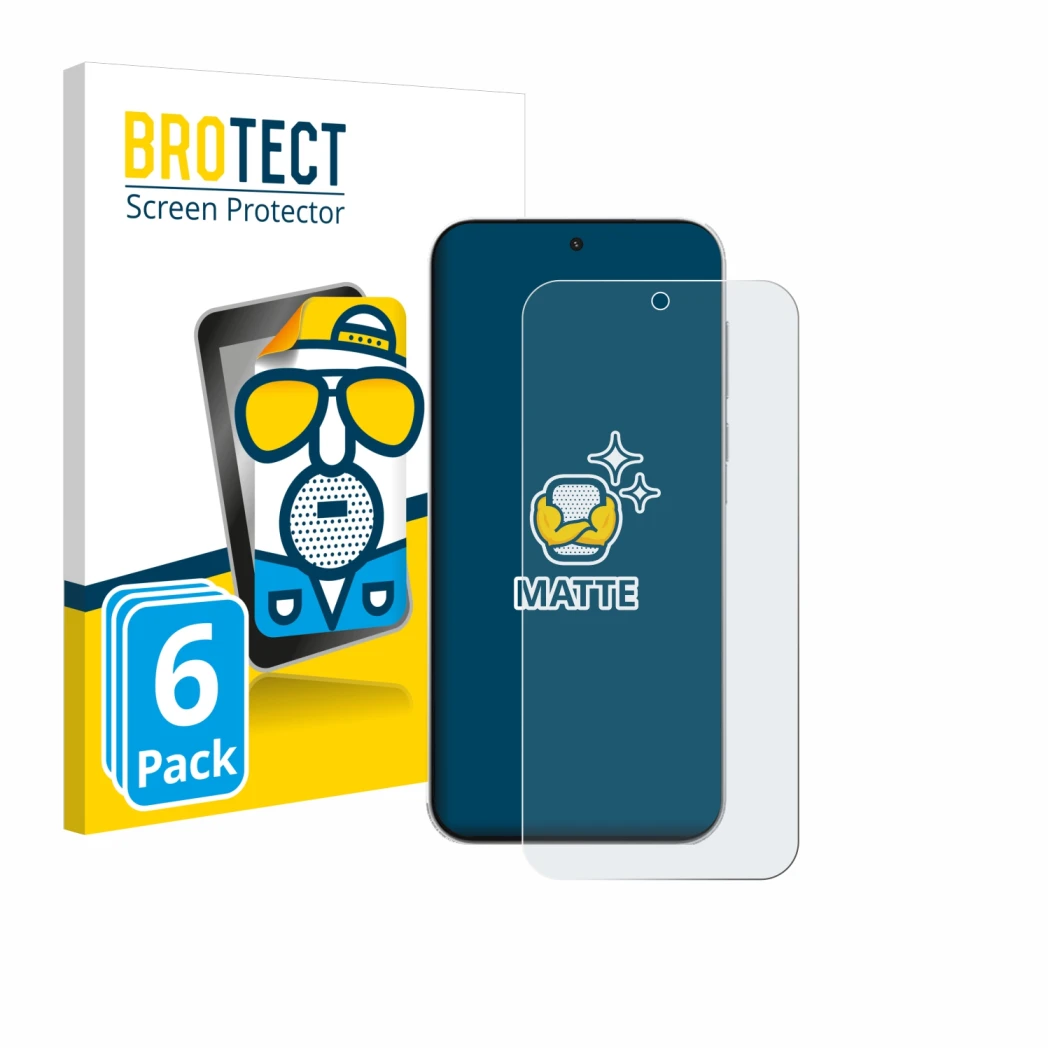 Parte frontale di una confezione del prodotto con il logo del marchio BROTECT. Accanto è raffigurato il dispositivo OnePlus Tu