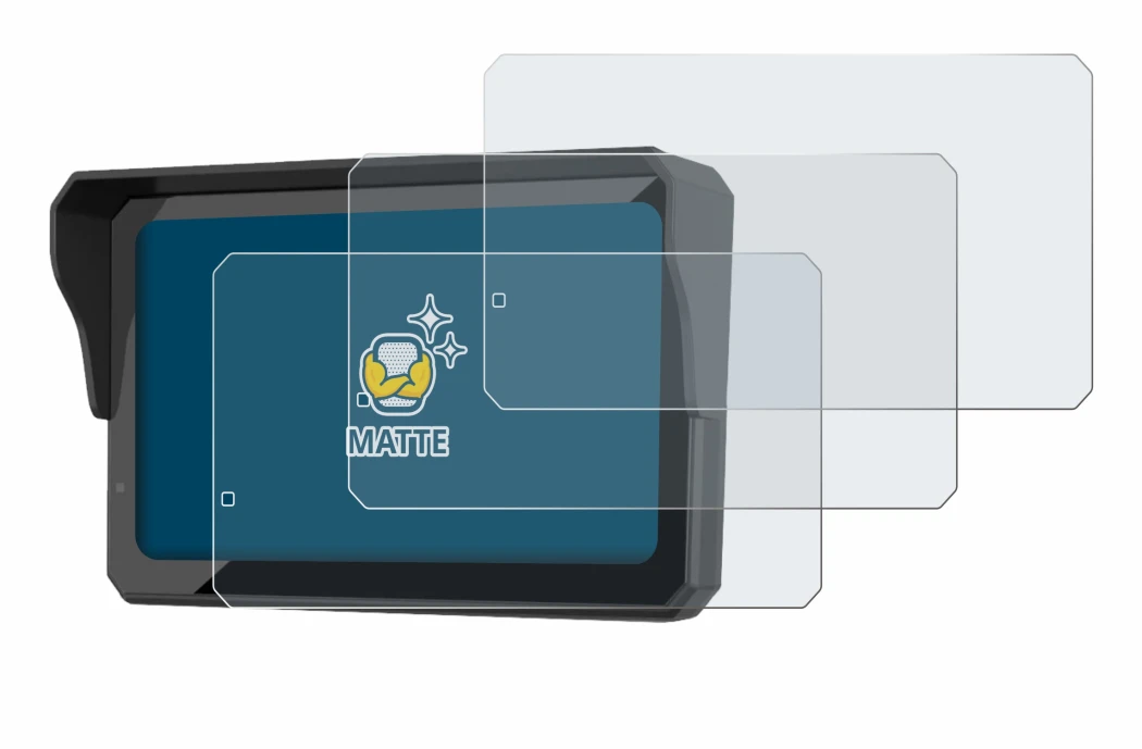 Immagine del dispositivo Carpuride W602S Pro con un'ampia varietà di protezioni per lo schermo.