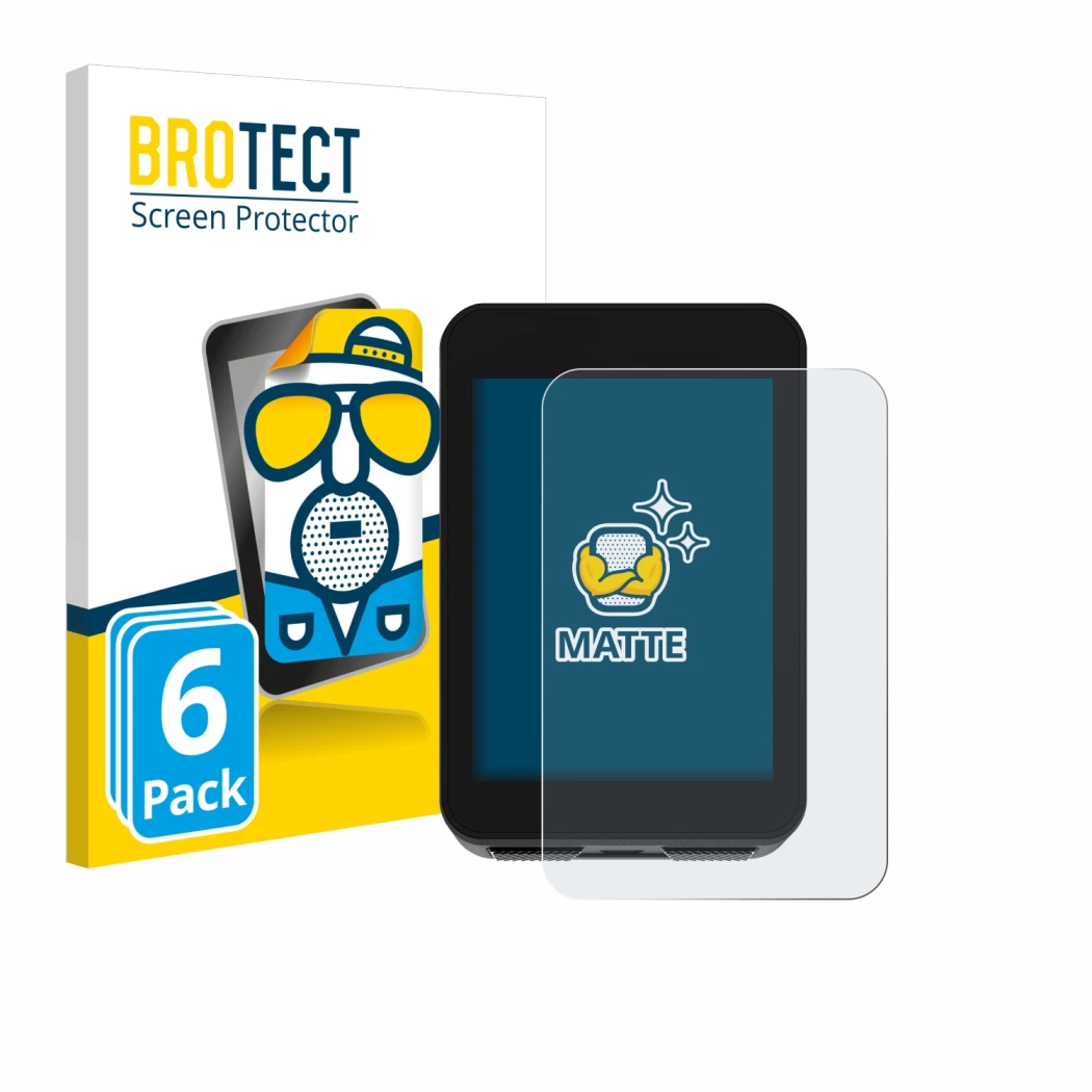 Parte frontale di una confezione del prodotto con il logo del marchio BROTECT. Accanto è raffigurato il dispositivo Bikevee BK