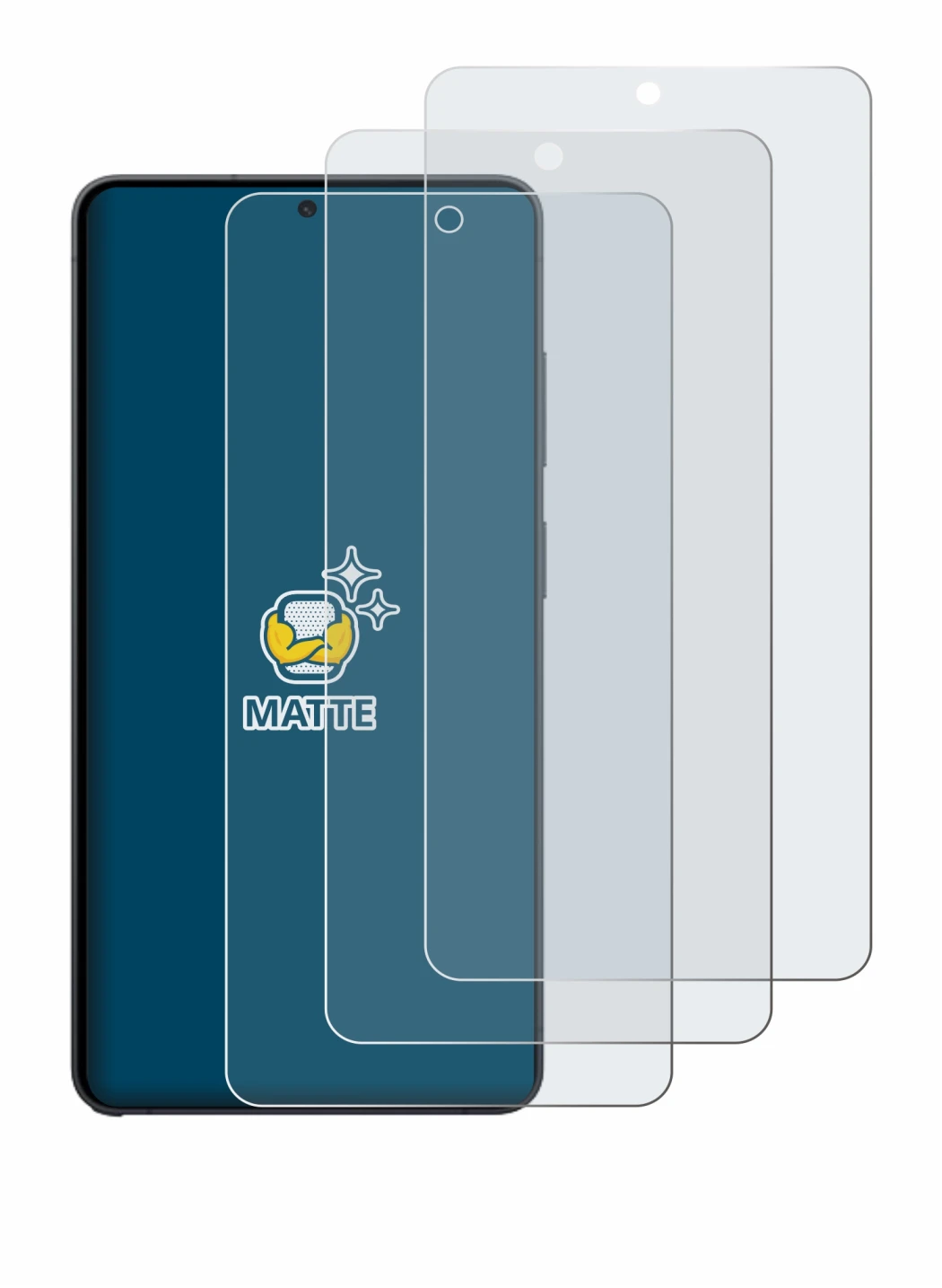 Immagine del dispositivo Samsung Galaxy S26 Ultra con un'ampia varietà di protezioni per lo schermo.