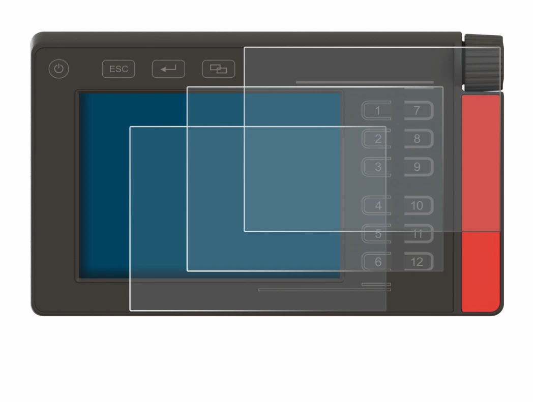 Immagine del dispositivo Müller Elektronik SMART570 con un'ampia varietà di protezioni per lo schermo.