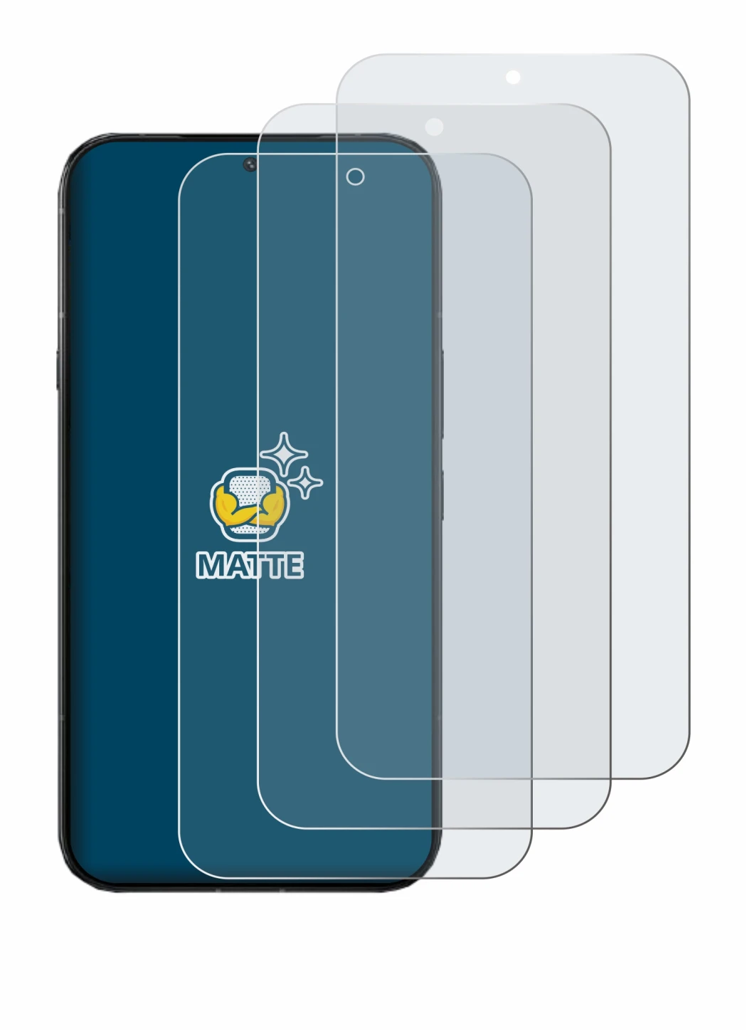 Immagine del dispositivo Infinix Note 60 Ultra con un'ampia varietà di protezioni per lo schermo.