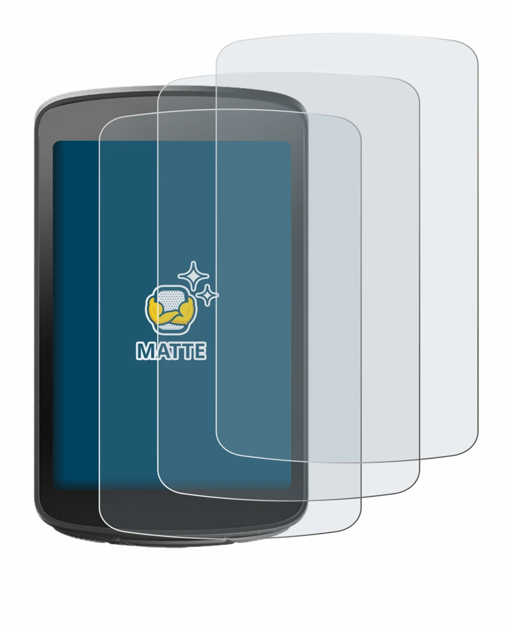 Immagine del dispositivo Magene C706 con un'ampia varietà di protezioni per lo schermo.