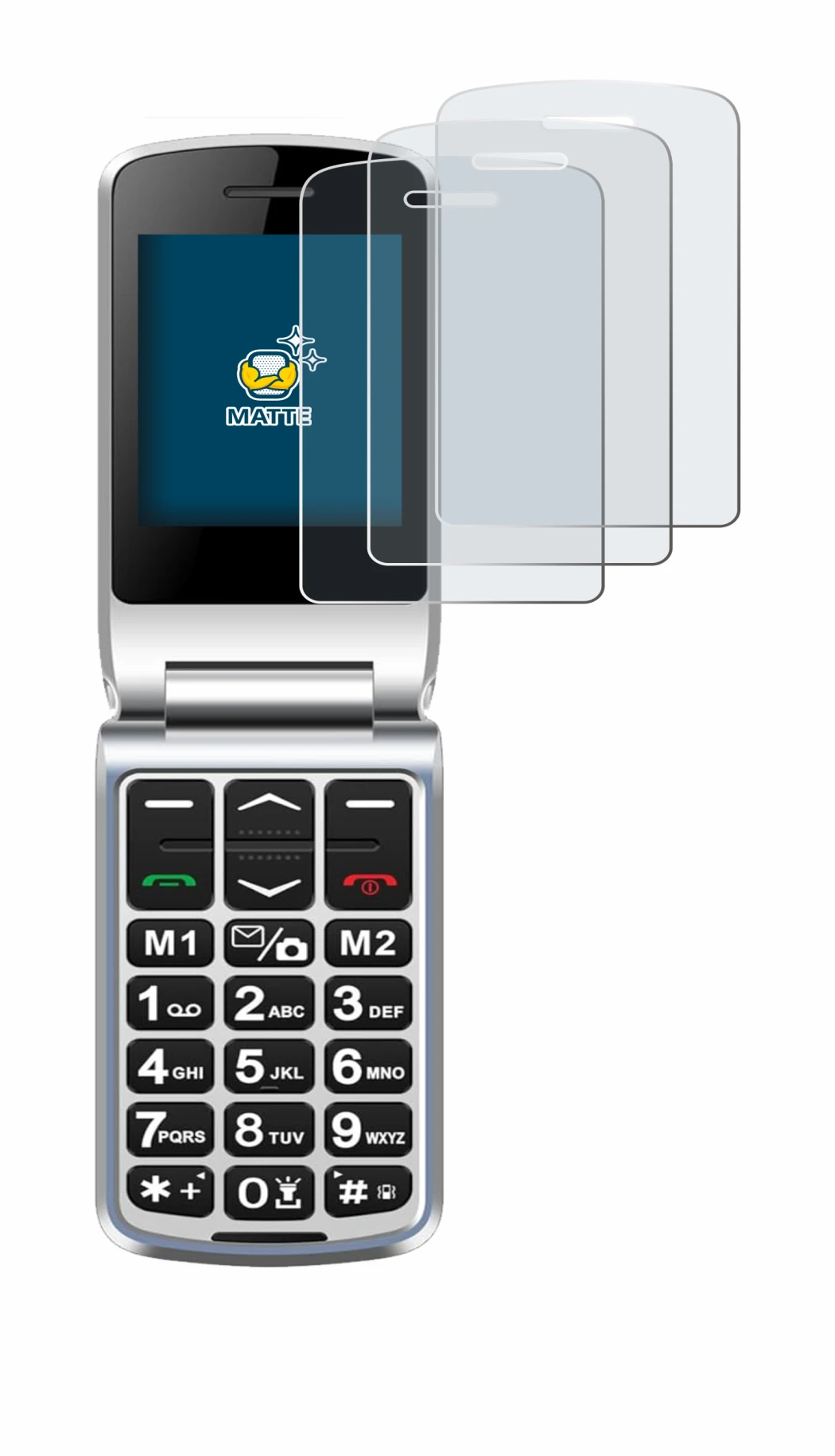 Immagine del dispositivo Sweetlink F1PLUS con un'ampia varietà di protezioni per lo schermo.