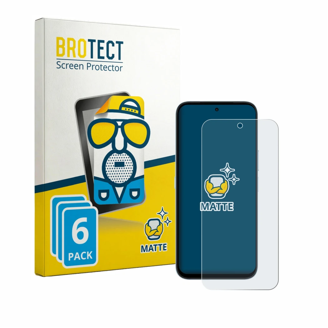 Parte frontale di una confezione del prodotto con il logo del marchio BROTECT. Accanto è raffigurato il dispositivo Honor Play