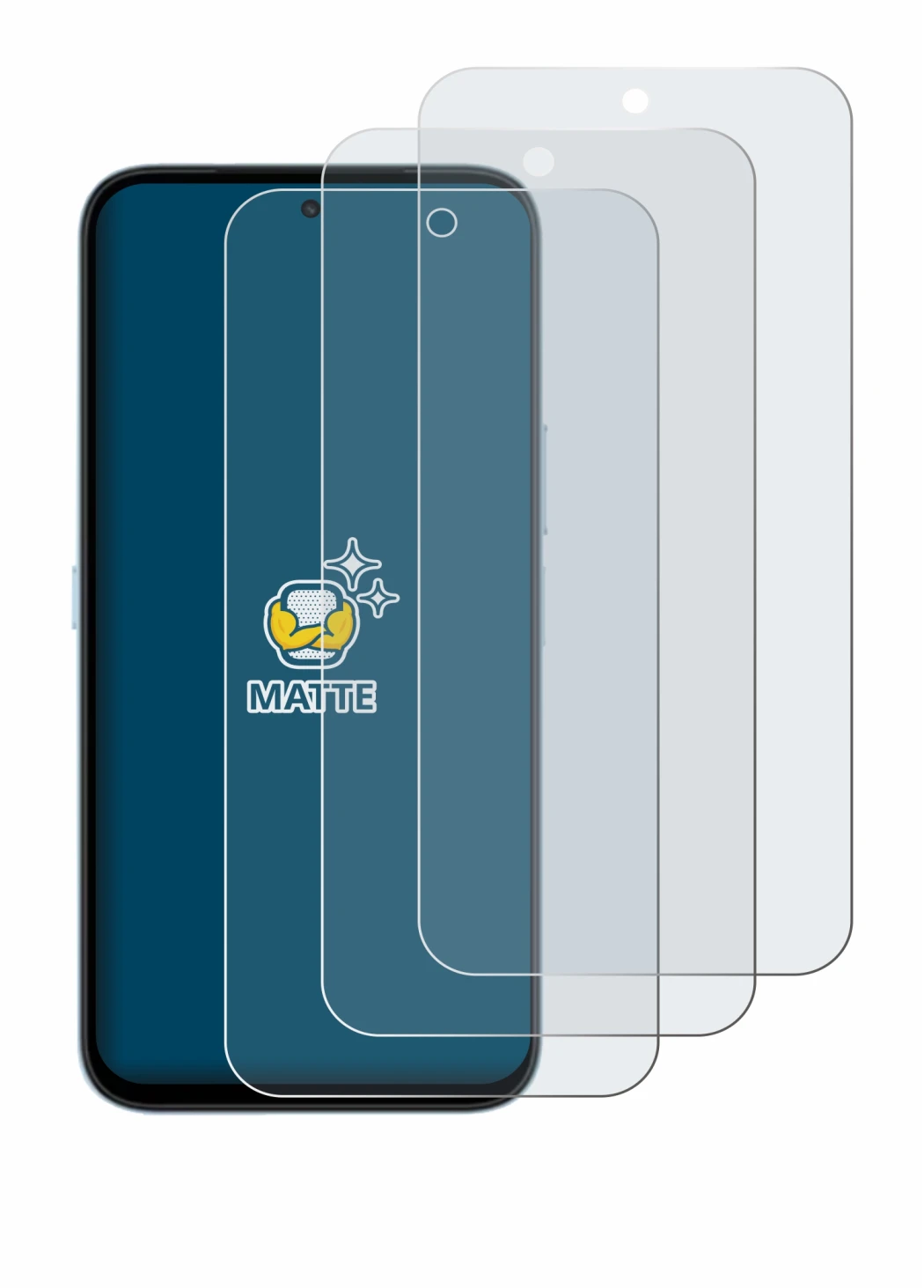 Immagine del dispositivo Honor Play 80 Plus con un'ampia varietà di protezioni per lo schermo.