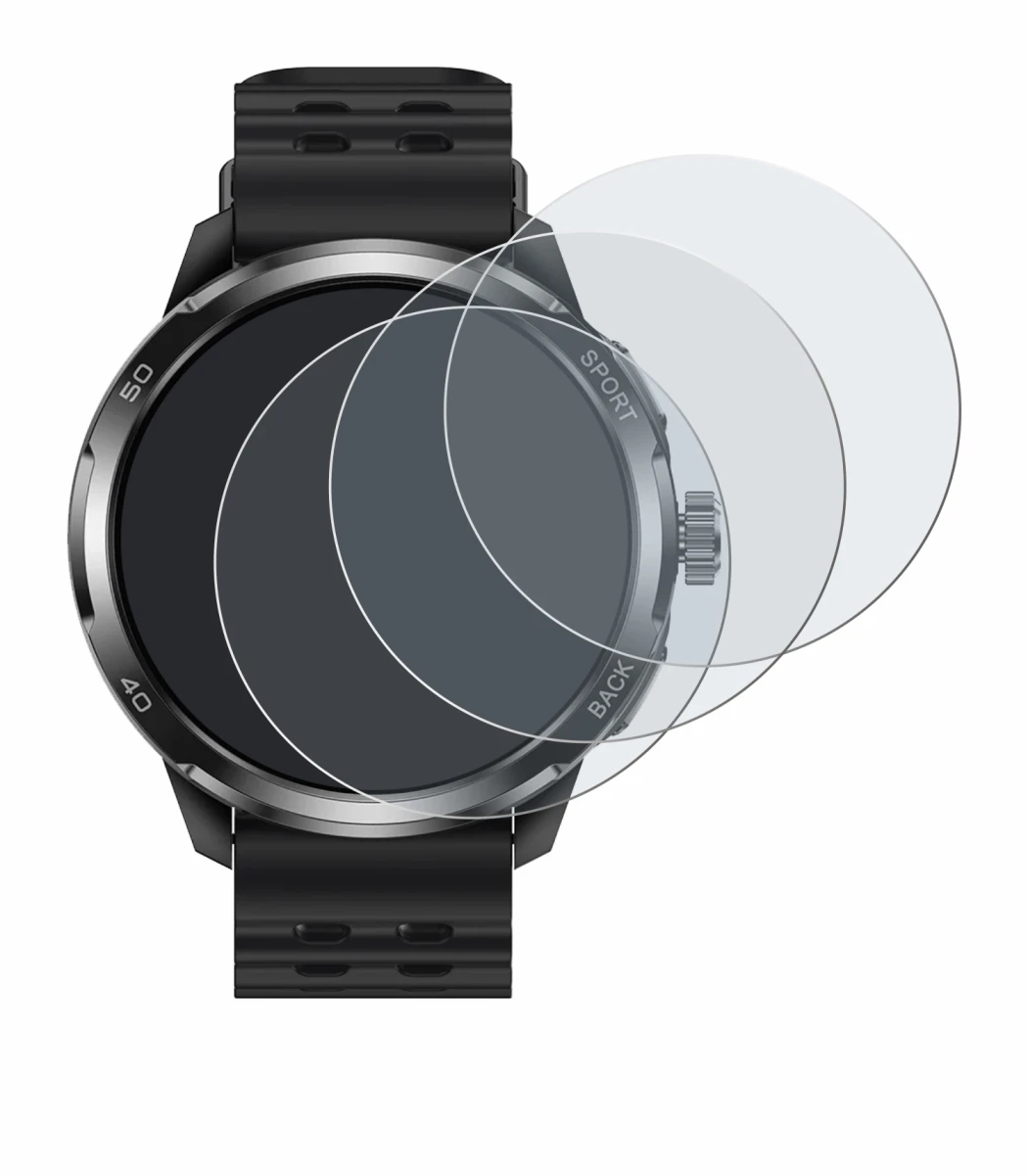Immagine del dispositivo Ulefone Armor Watch Pro con un'ampia varietà di protezioni per lo schermo.