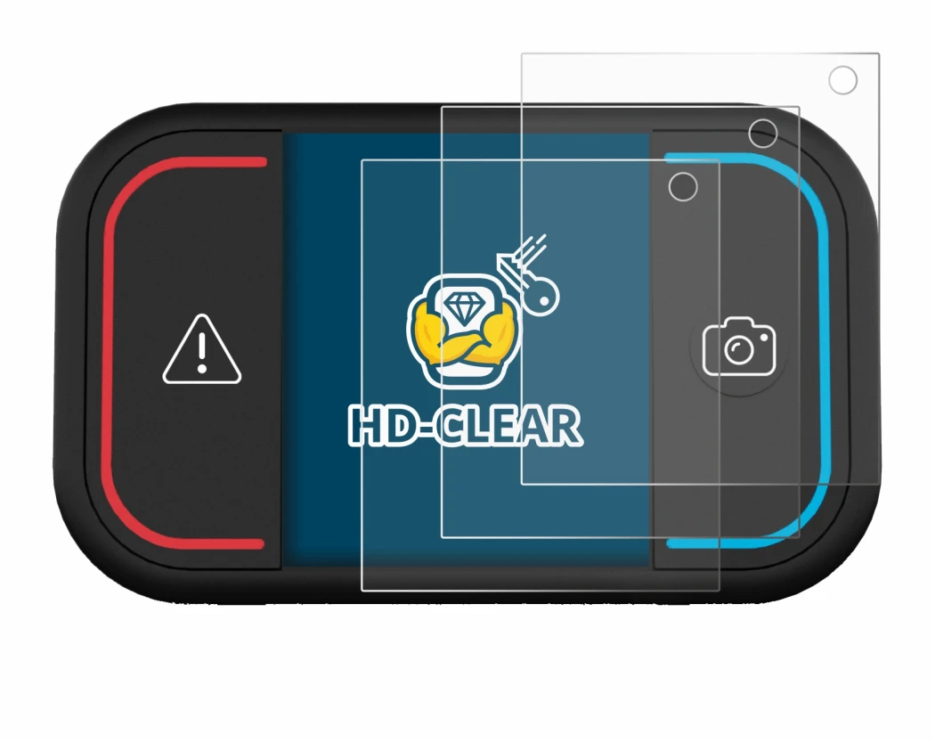 Immagine del dispositivo Saphe Drive Mini con un'ampia varietà di protezioni per lo schermo.