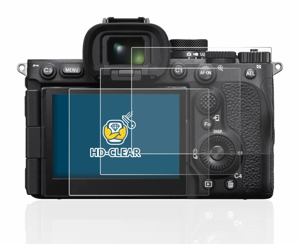 Immagine del dispositivo Sony Alpha 7R V / a7R V con un'ampia varietà di protezioni per lo schermo.