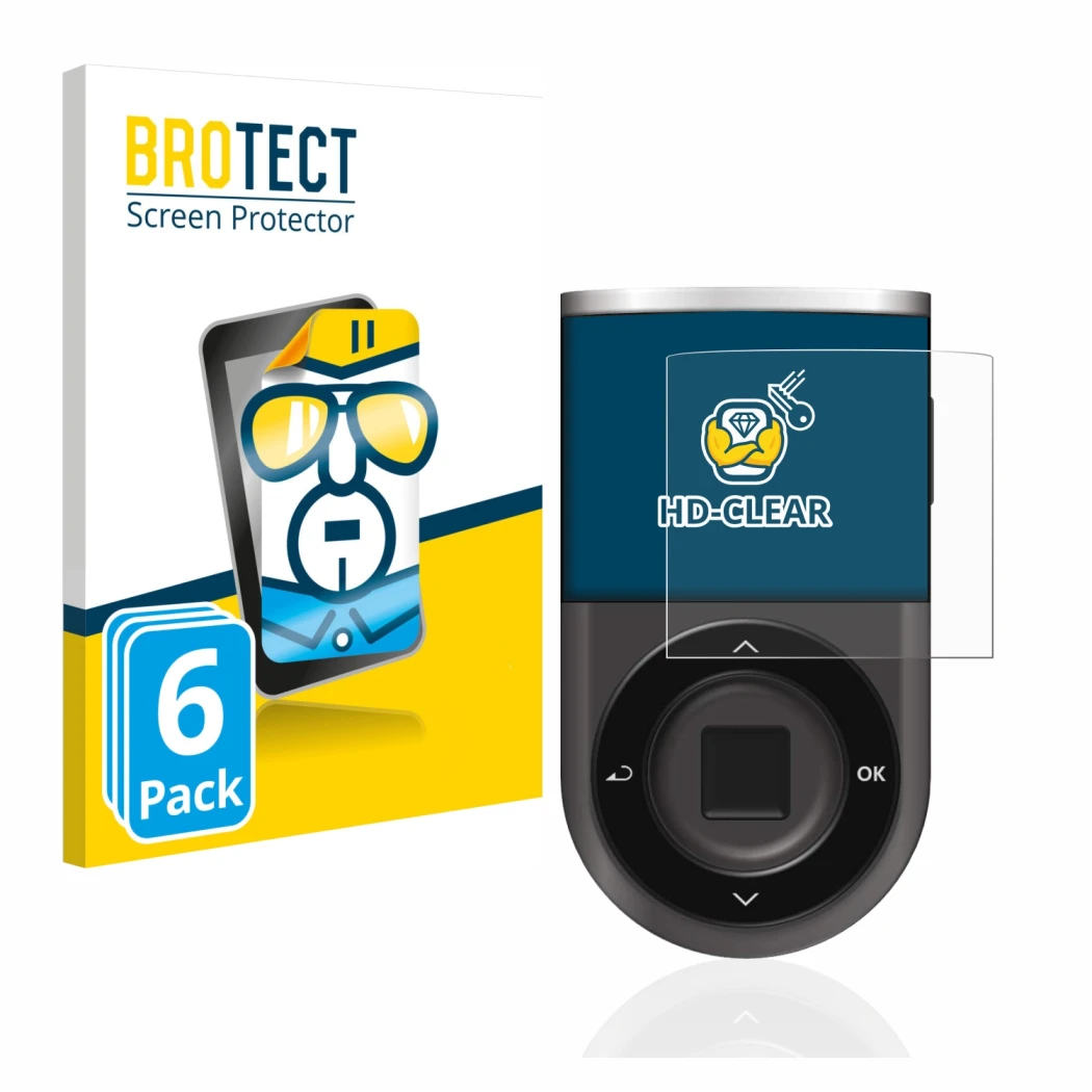 Parte frontale di una confezione del prodotto con il logo del marchio BROTECT. Accanto è raffigurato il dispositivo D’CENT Bio