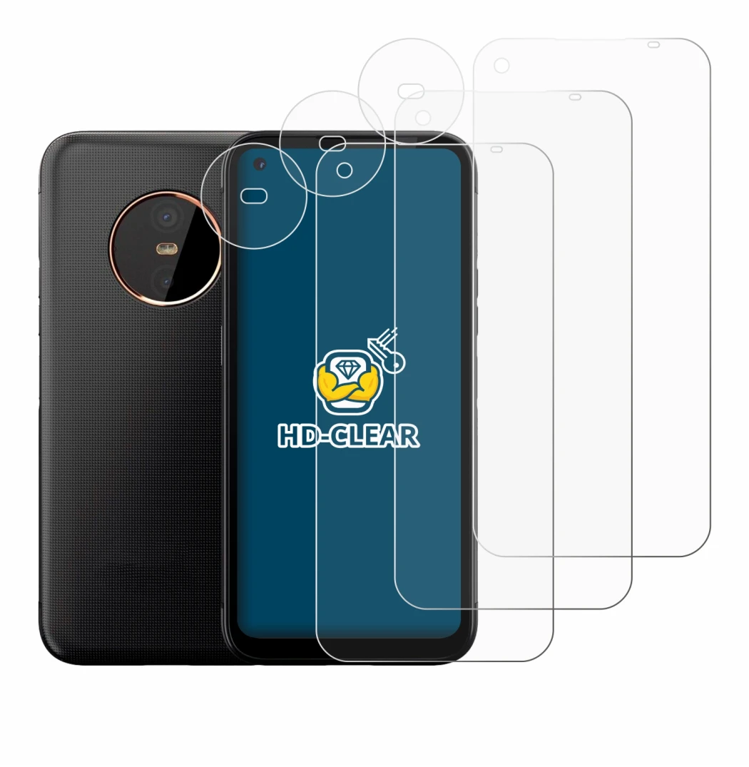 Immagine del dispositivo Gigaset GX6 (Fronte+Fotocamera) con un'ampia varietà di protezioni per lo schermo.