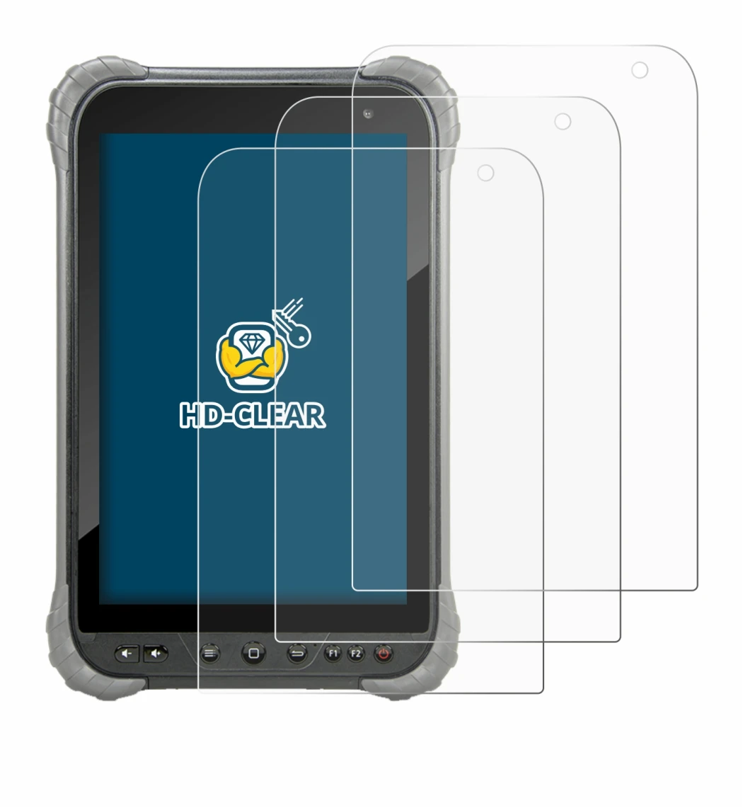 Immagine del dispositivo Juniper Systems Cedar CT8X2 con un'ampia varietà di protezioni per lo schermo.